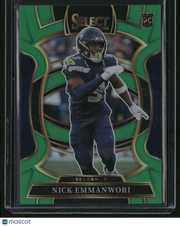 Nick Emmanwori 2026 Panini Select Prizm #15 Green RC /5 SSP