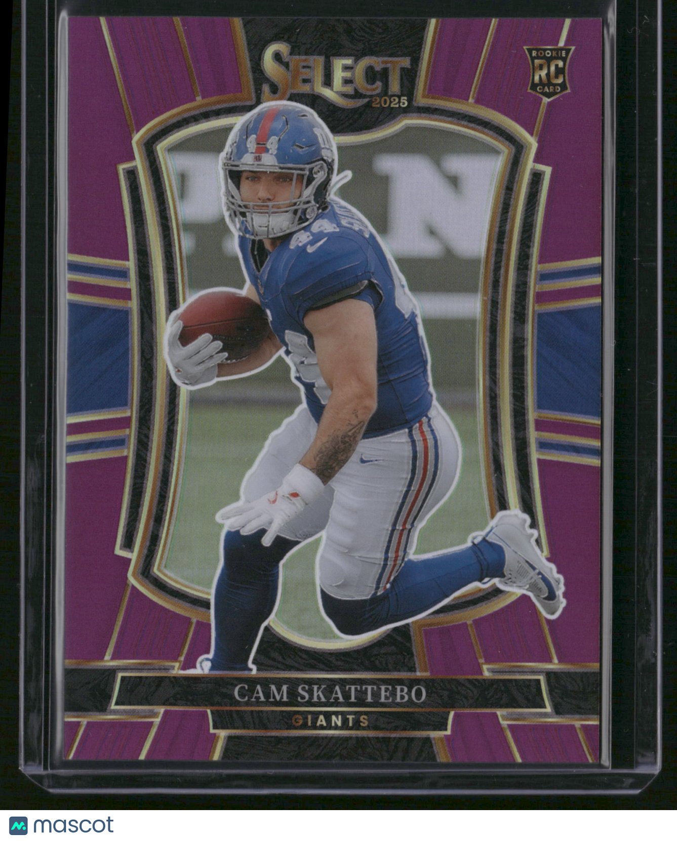 Cam Skattebo 2026 Panini Select Football #195 Purple Prizm /75 RC