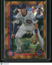 Matt Shaw 2025 Topps Chrome #USC135 Gold Mosaic RC