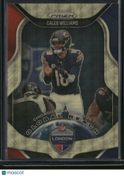 Caleb Williams 2025 Panini Prizm Global Reach #5 Gold Vinyl Prizm /5