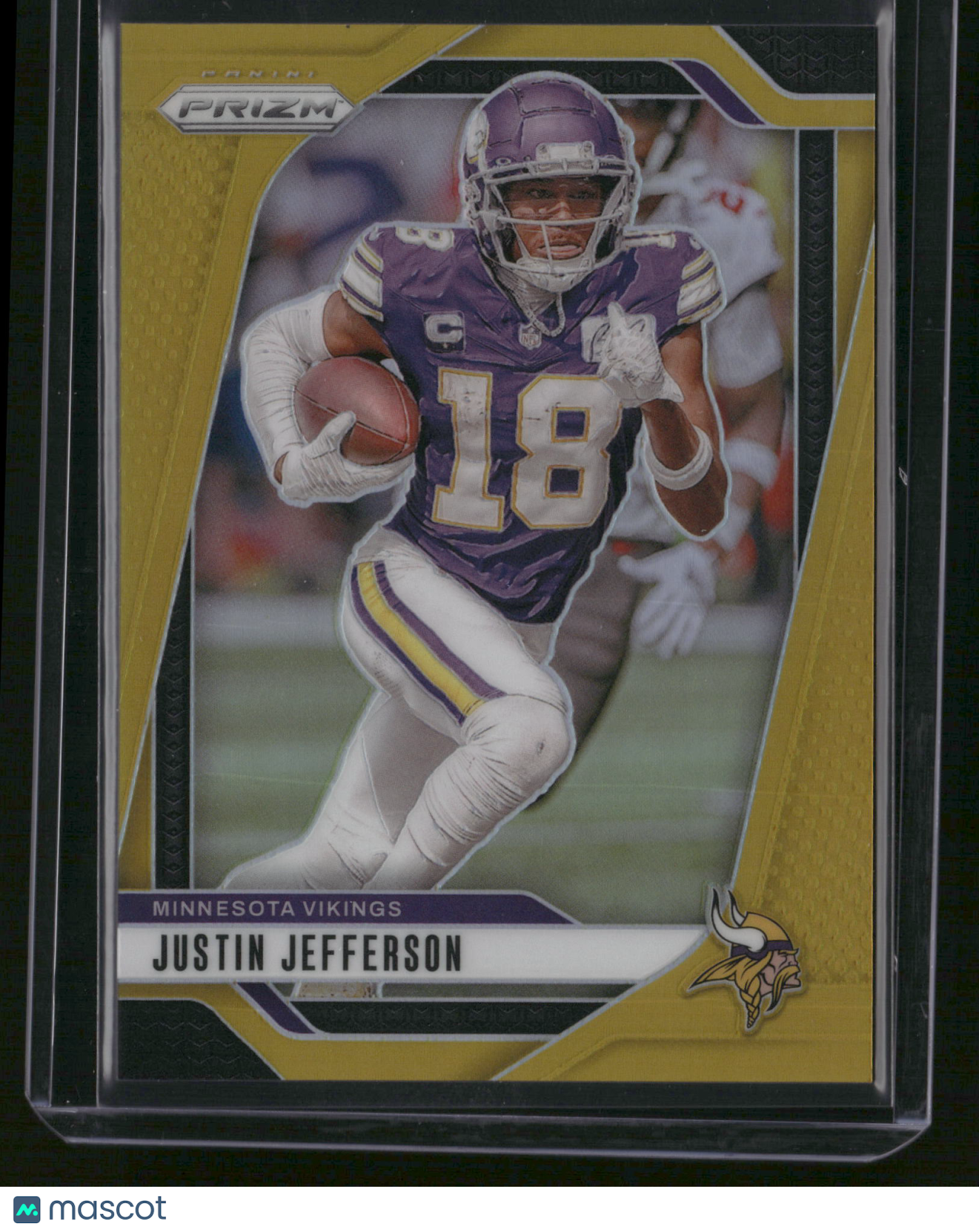 Justin Jefferson 2024 Panini Prizm #187 Gold /10