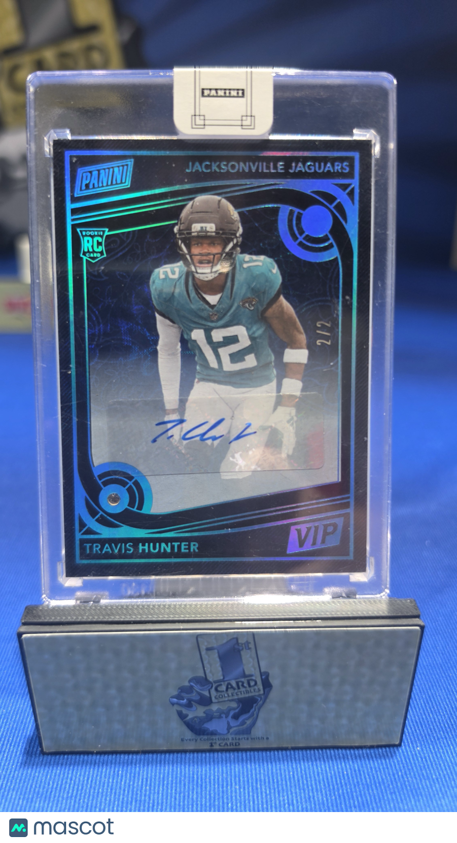 Travis Hunter 2025 Panini The National VIP #TH Black /2 Diamond RC