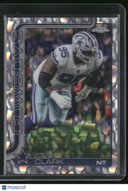 Kenny Clark 2025 Topps Chrome #73 Molten FDI Refractor /6 Cowboys SSP