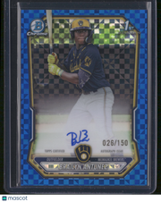 Brailyn Antunez 2026 Bowman Chrome #CPA-BA Blue X-Fractor AUTO /150 1st Bowman