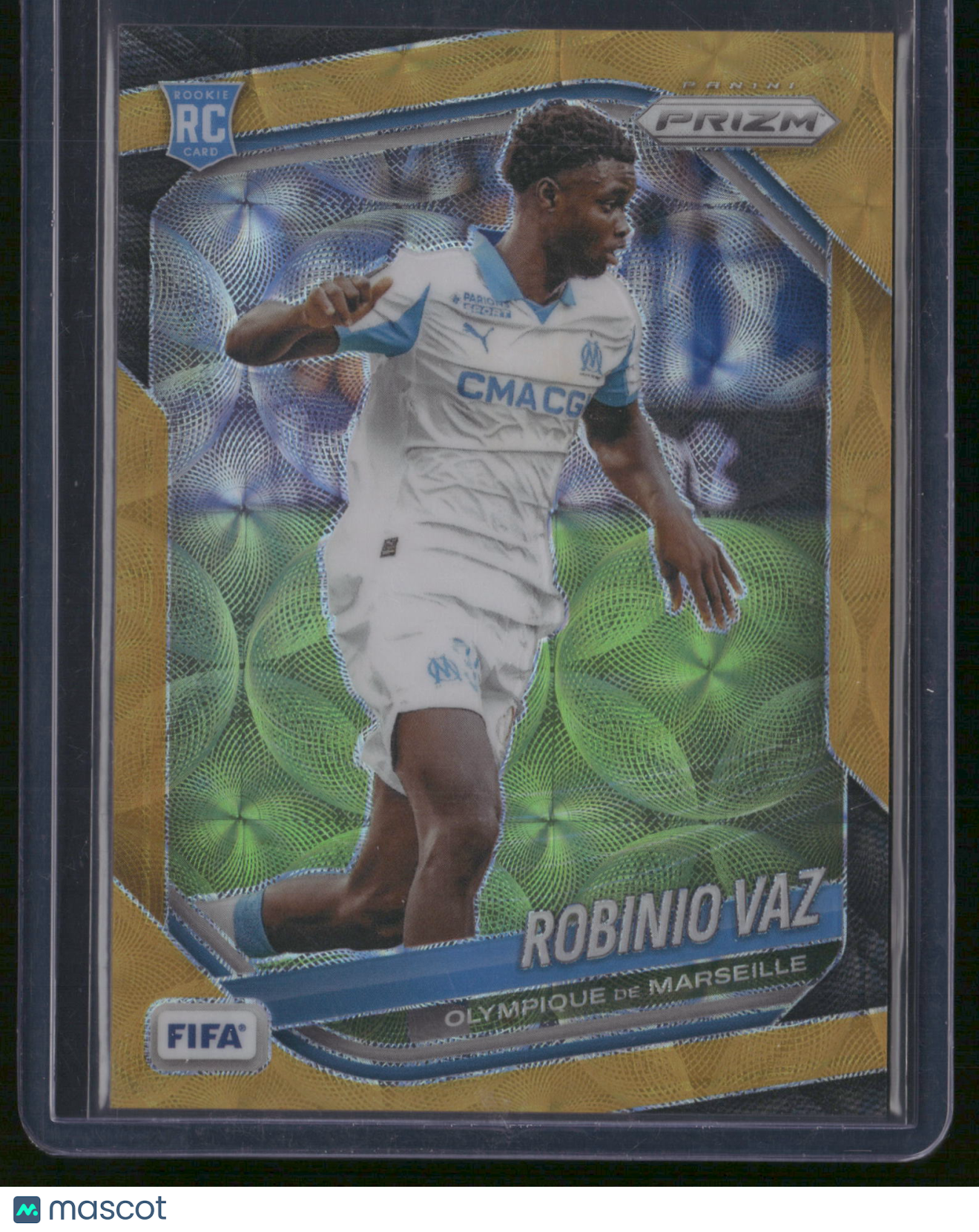 Robinio Vaz 2025-26 Panini Prizm FIFA Soccer #140 Gold Choice Scope /10 RC