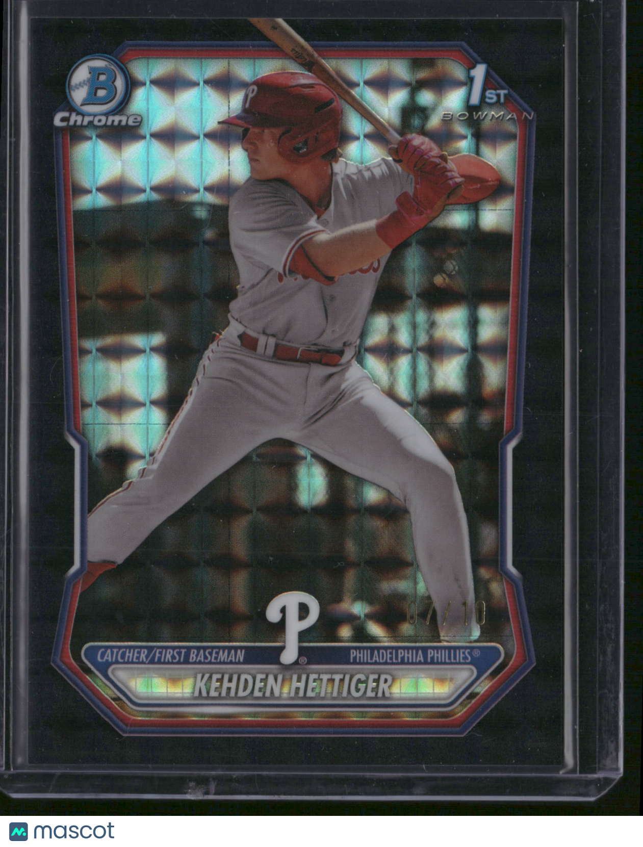 Kehden Hettiger 2026 Bowman Chrome #BCP-101 Black Geometric 1st Bowman /10