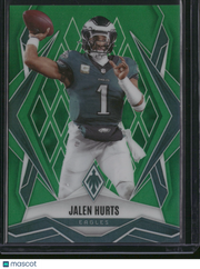 Jalen Hurts 2025 Panini Phoenix Football #95 Green
