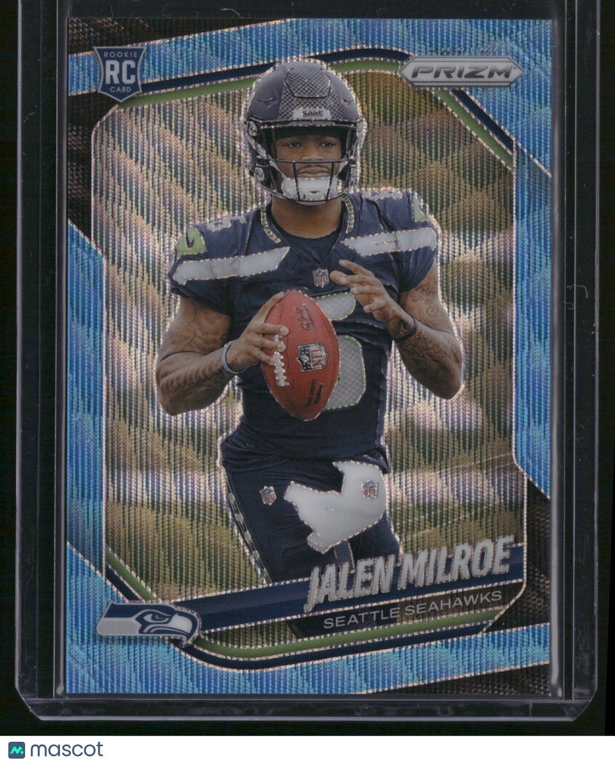 Jalen Milroe 2025 Panini Prizm #317 Blue /230 RC
