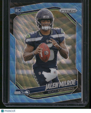 Jalen Milroe 2025 Panini Prizm #317 Blue /230 RC