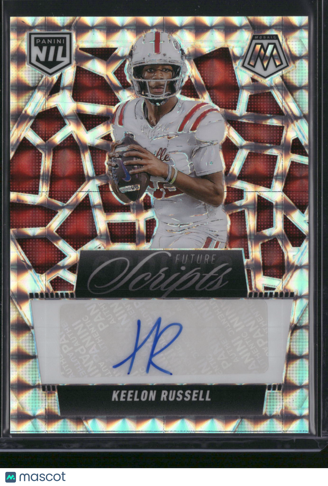 Keelon Russell 2025 Panini Mosaic Prizm Mosaic Future Scripts #FSC-KRL