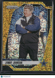 Jimmy Johnson 2024 Panini Prizm Football #82 Gold Disco /24