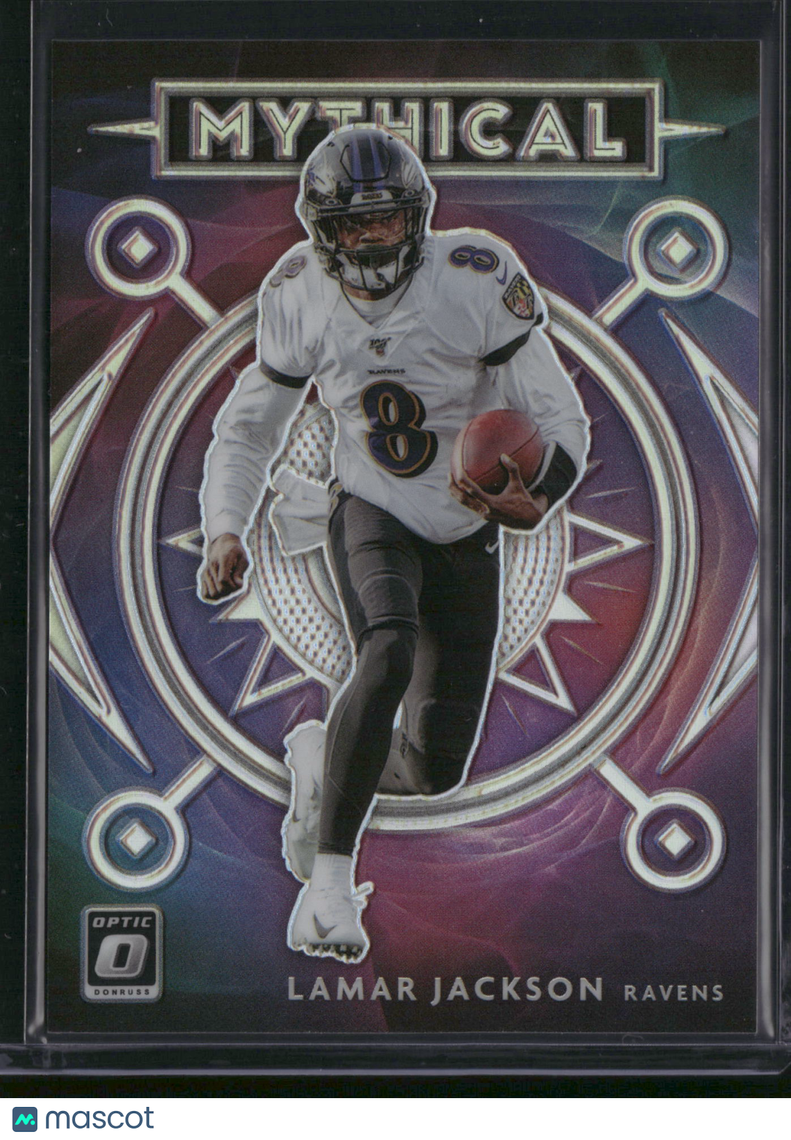 Lamar Jackson 2020 Panini Donruss Optic Prizm Mythical #MY-4
