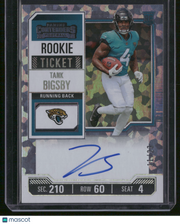 Tank Bigsby 2023 Panini Contenders Football #134 Camo /23 RC