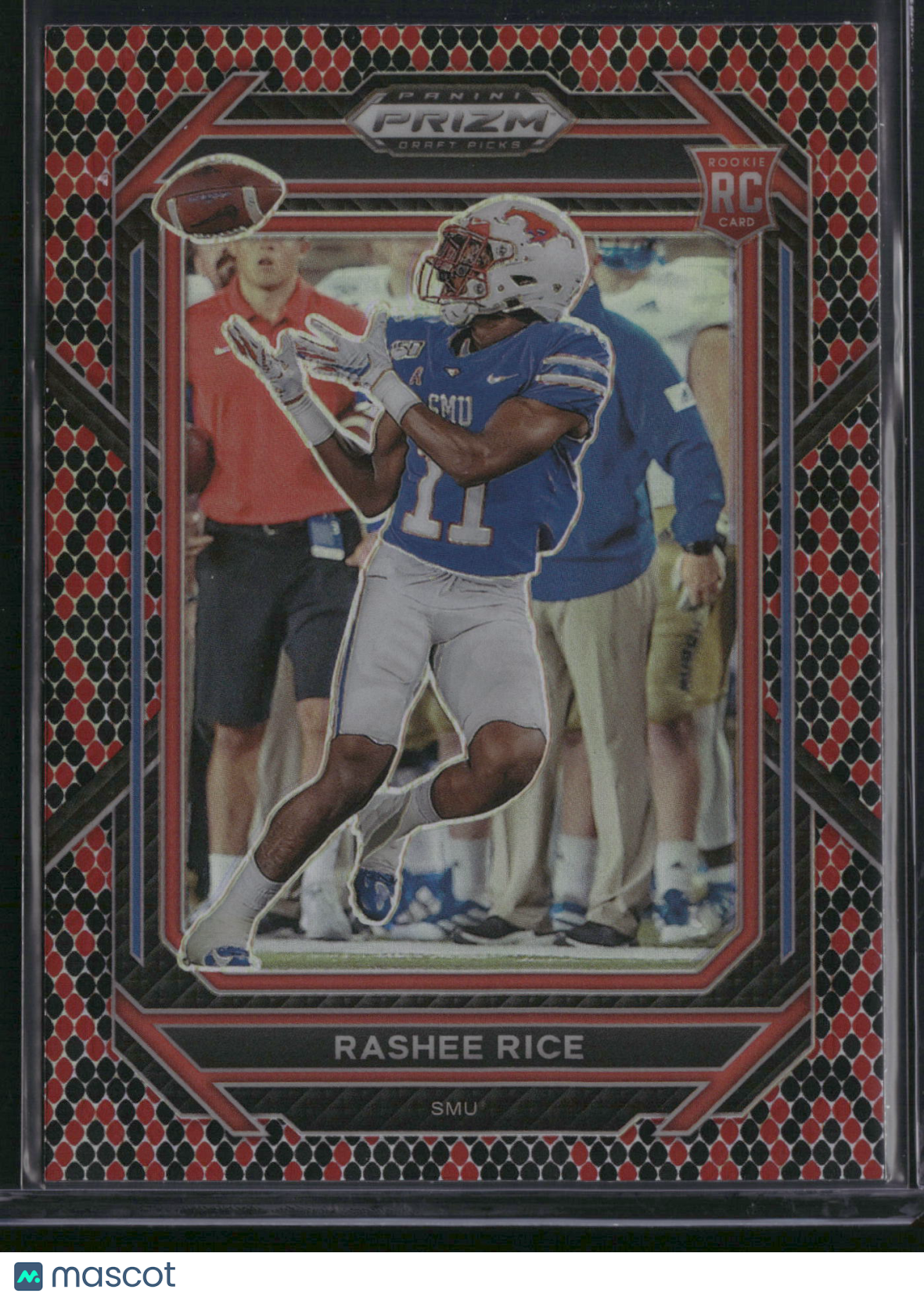 Rashee Rice 2023 Panini Prizm Draft Picks #142 Red Snakeskin RC