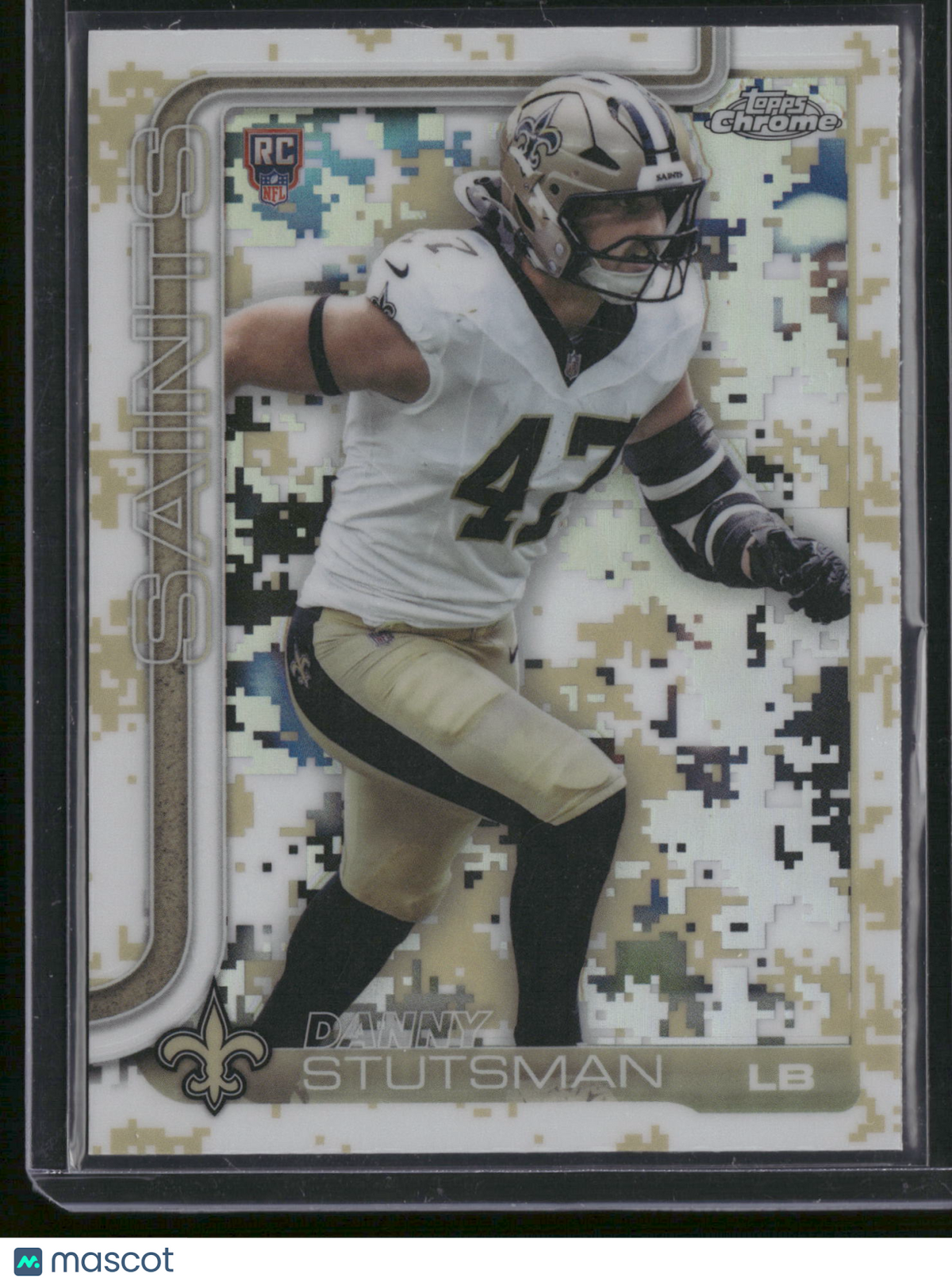 Danny Stutsman 2025 Topps Chrome #373 Camo RC