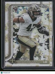 Danny Stutsman 2025 Topps Chrome #373 Camo RC