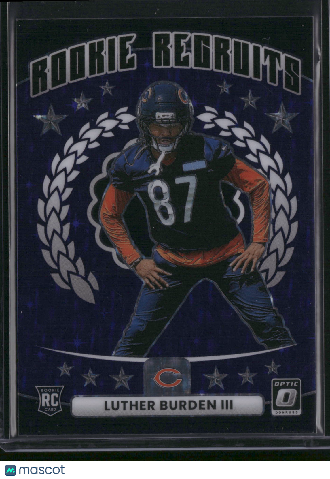 Luther Burden III 2025 Panini Donruss Optic Prizm Rookie Recruits #6 /25 RC