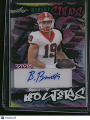 Brock Bowers 2024 Leaf Vivid Street Signs #SS-BB2 /10