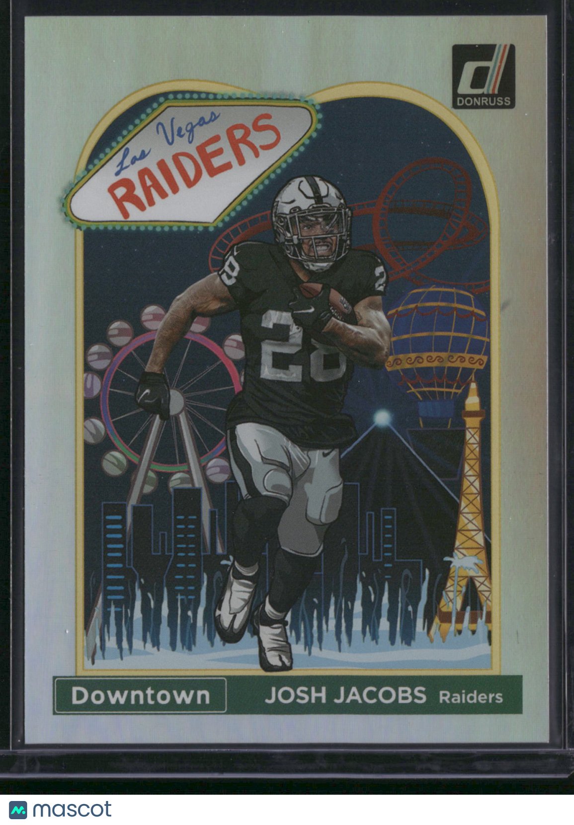 Josh Jacobs 2023 Panini Donruss Downtown #D-12