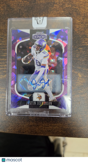 Justin Jefferson 2026 Panini Honors #22 Purple Cracked Ice /25