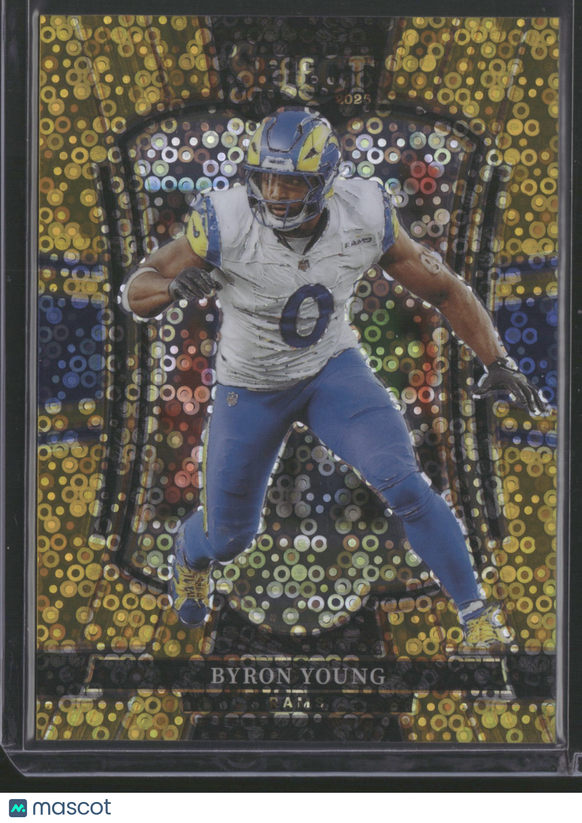 Byron Young 2026 Panini Select Prizm Premier Level #121 Gold Disco /10