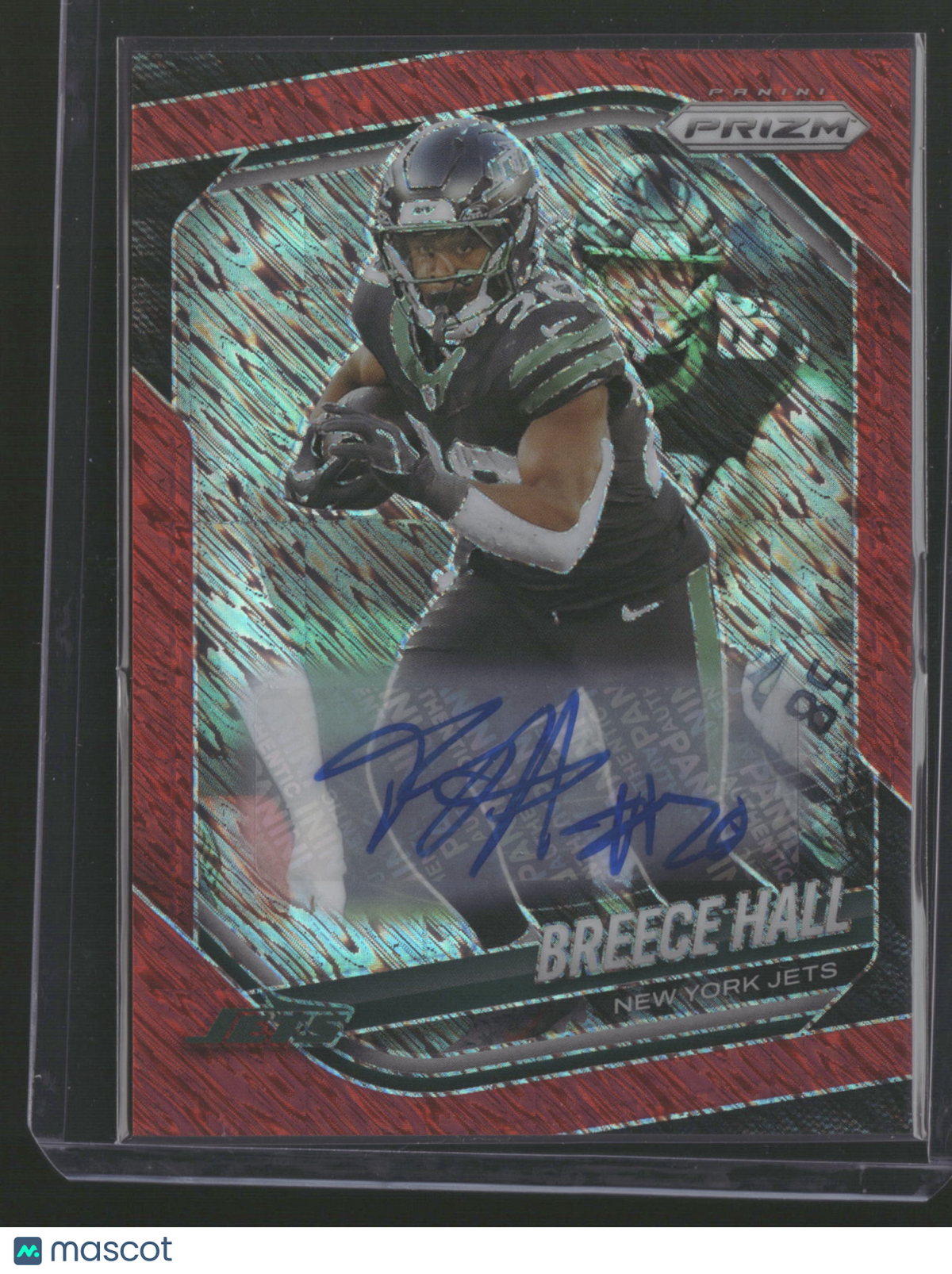 Breece Hall 2025 Panini Prizm #50 Red Mojo