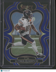 Luther Burden III 2026 Panini Select Prizm Suite Level #372 Blue /99 RC