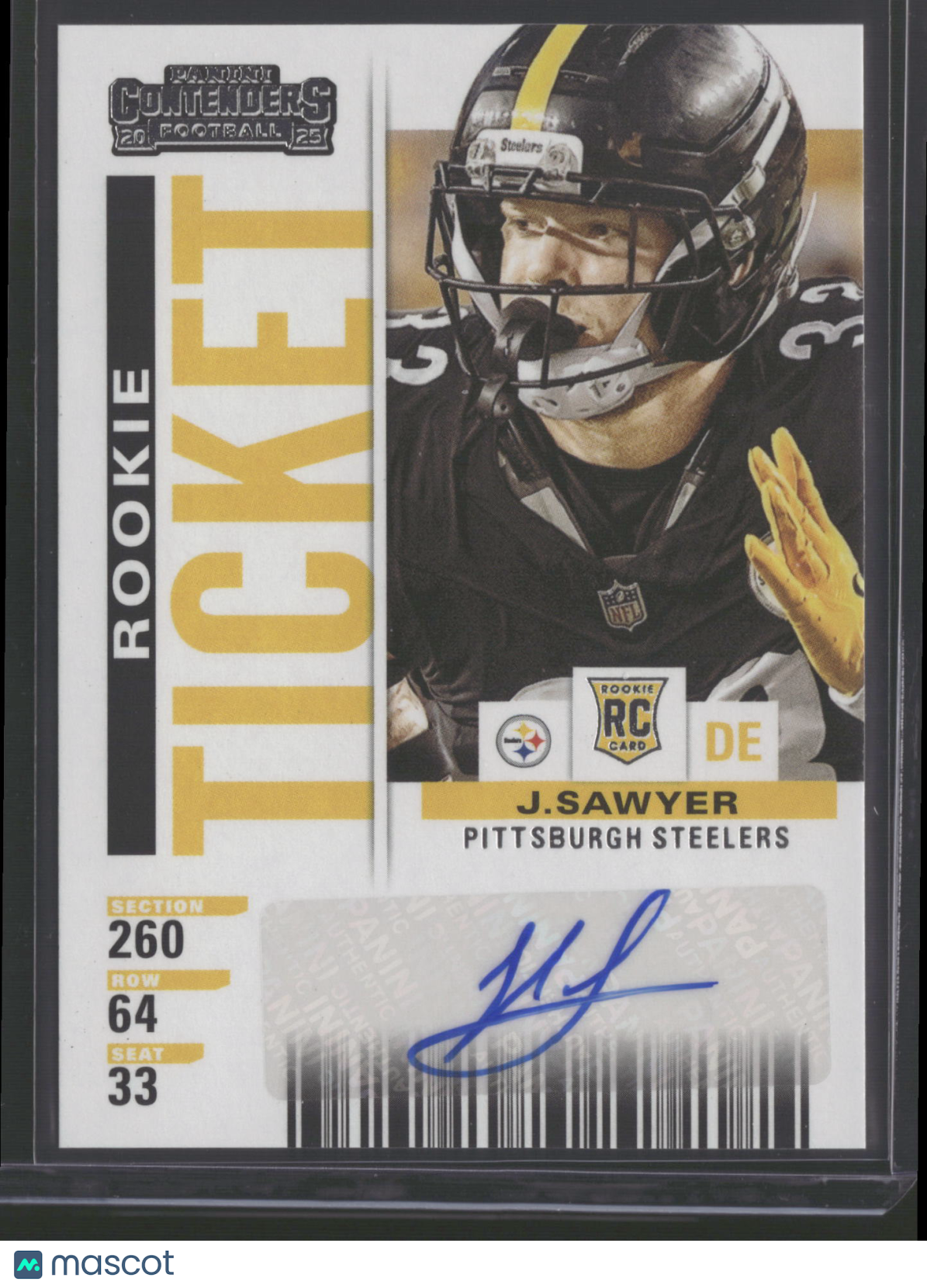 Jack Sawyer 2026 Panini Contenders Football Rookie Ticket #35 RC
