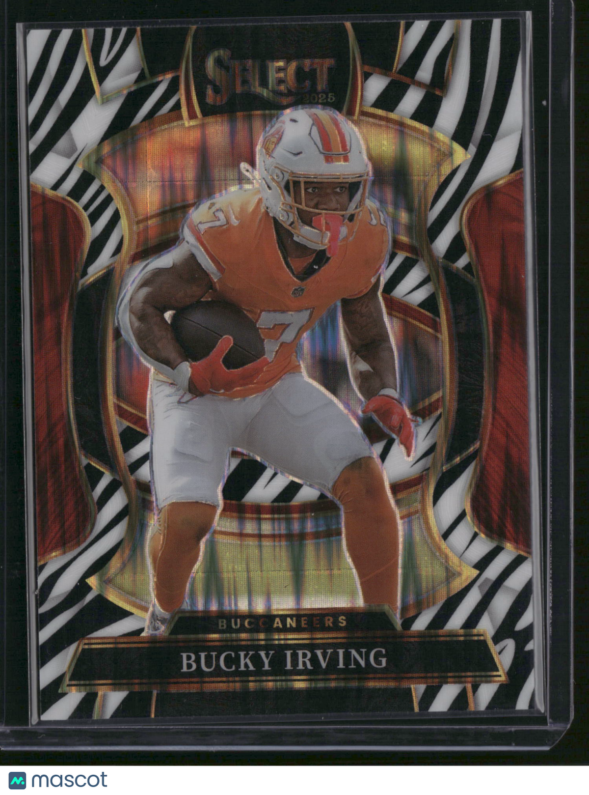 Bucky Irving 2026 Panini Select Prizm #38 Zebra