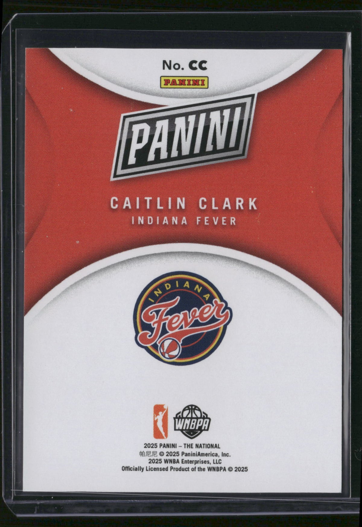 Caitlin Clark 2025 Panini The National Case Breaker #CC Green /199