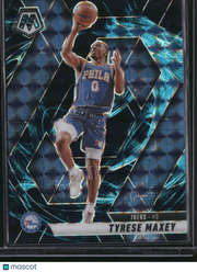 Tyrese Maxey 2025 Panini Mosaic Prizm #23 Genesis