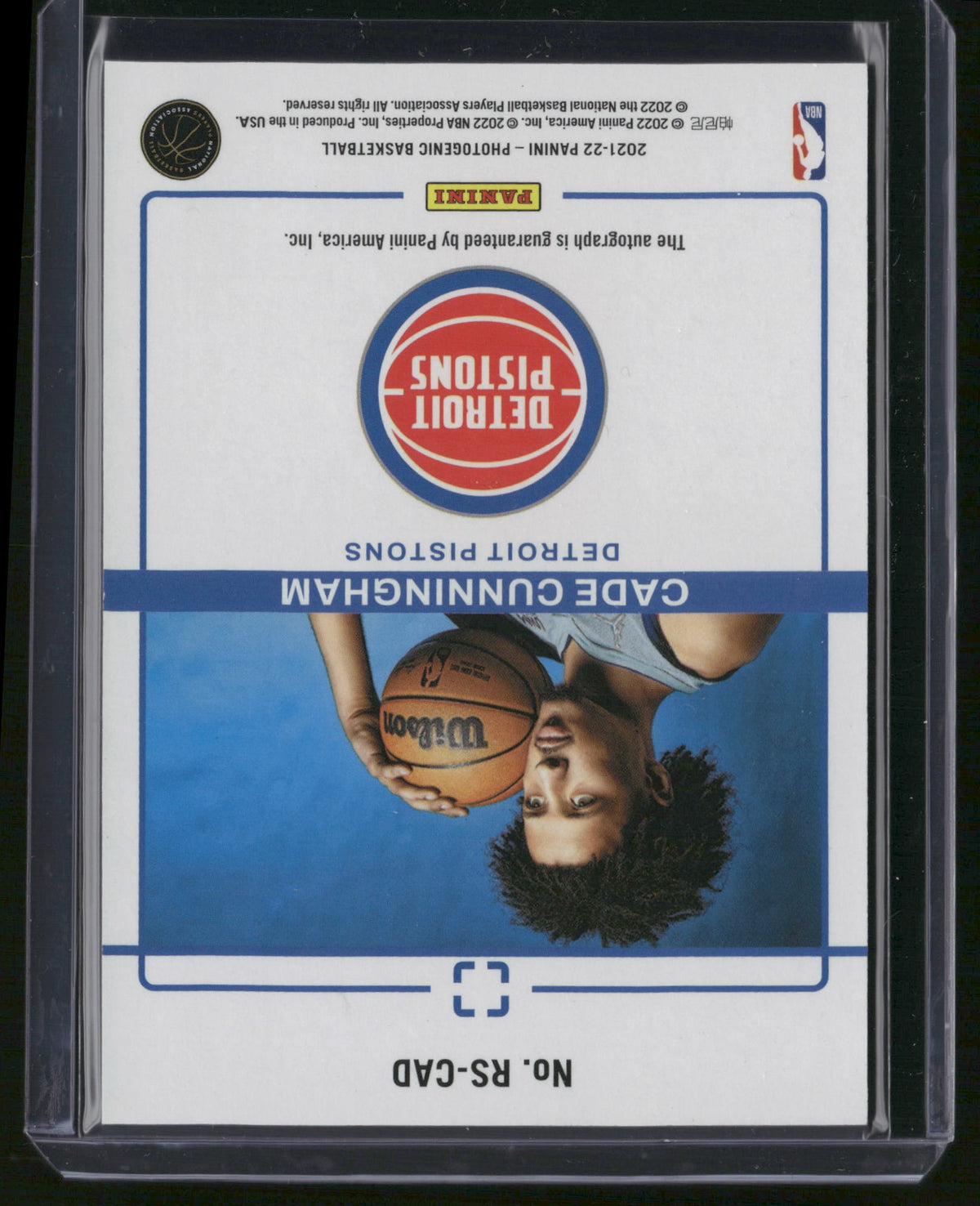 Cade Cunningham 2022 Panini Photogenic #RS-CAD RC