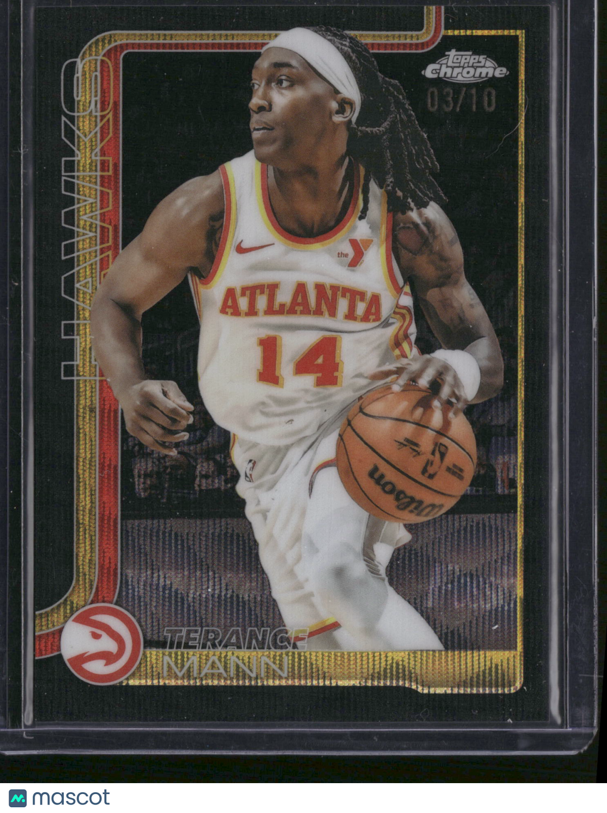 Terance Mann 2025 Topps Chrome #9 Gold Wave /10