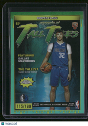 Cooper Flagg 2025 Topps Chrome Tall Tales #TT-16 Green Refractor /199 RC