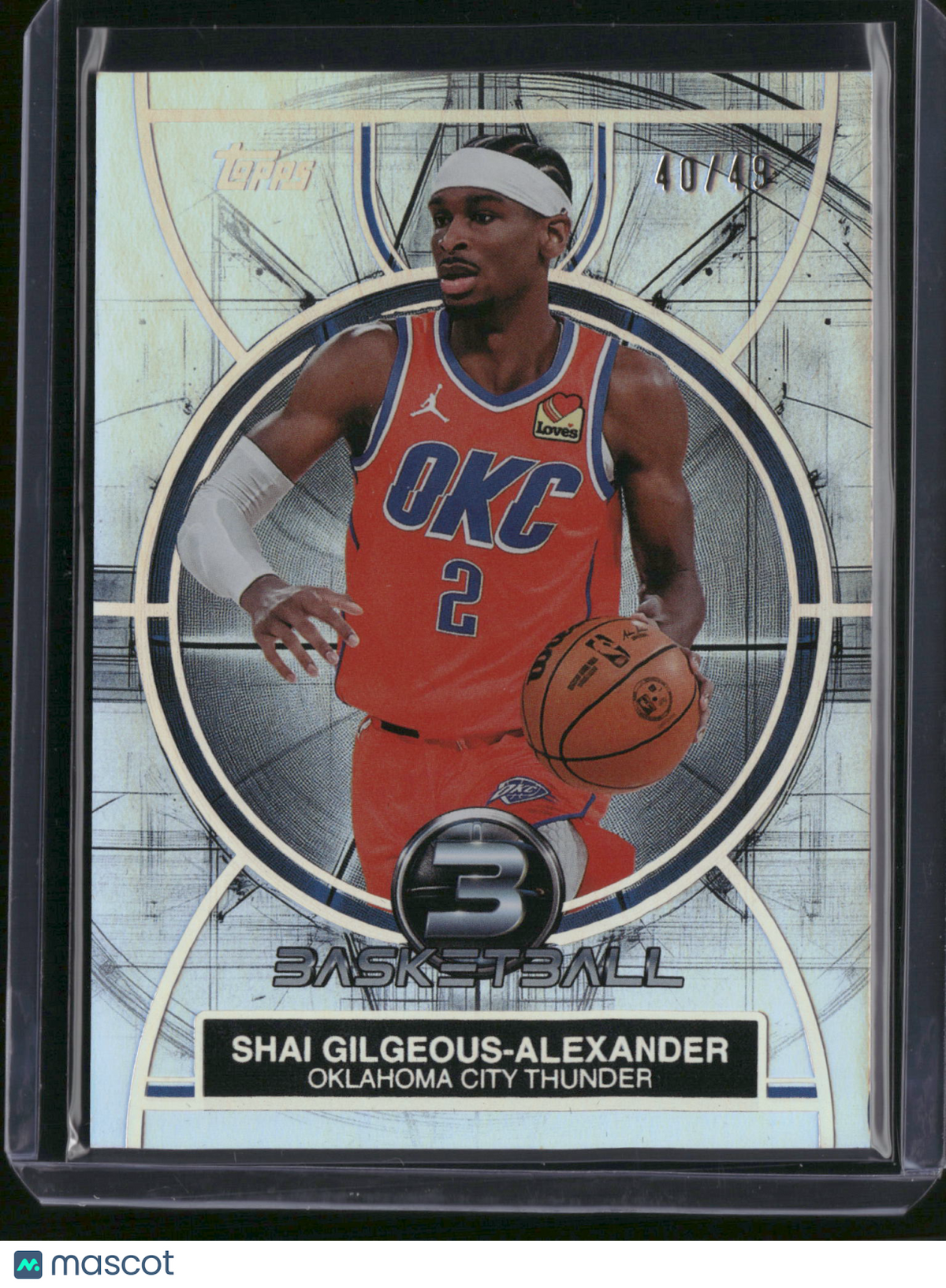 Shai Gilgeous-Alexander 2026 Topps 3 Basketball #9 /48
