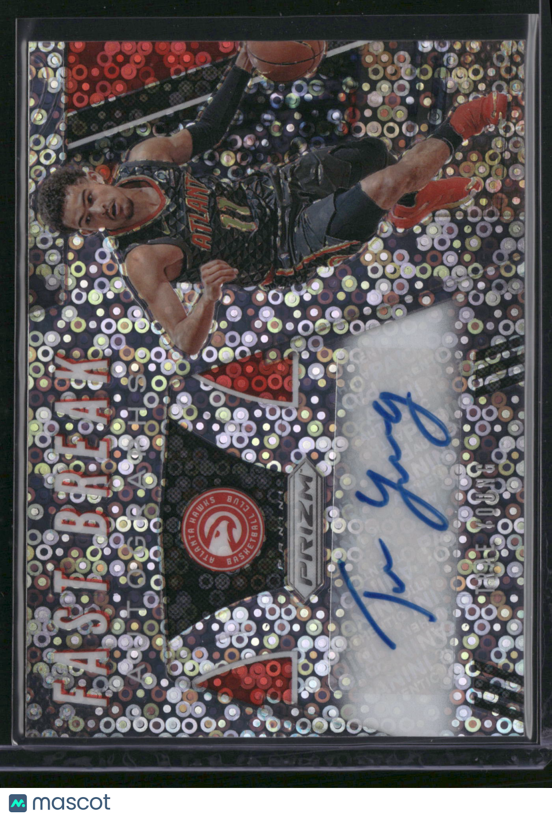 Trae Young 2019 Panini Prizm Fast Break #FB-TYG Disco