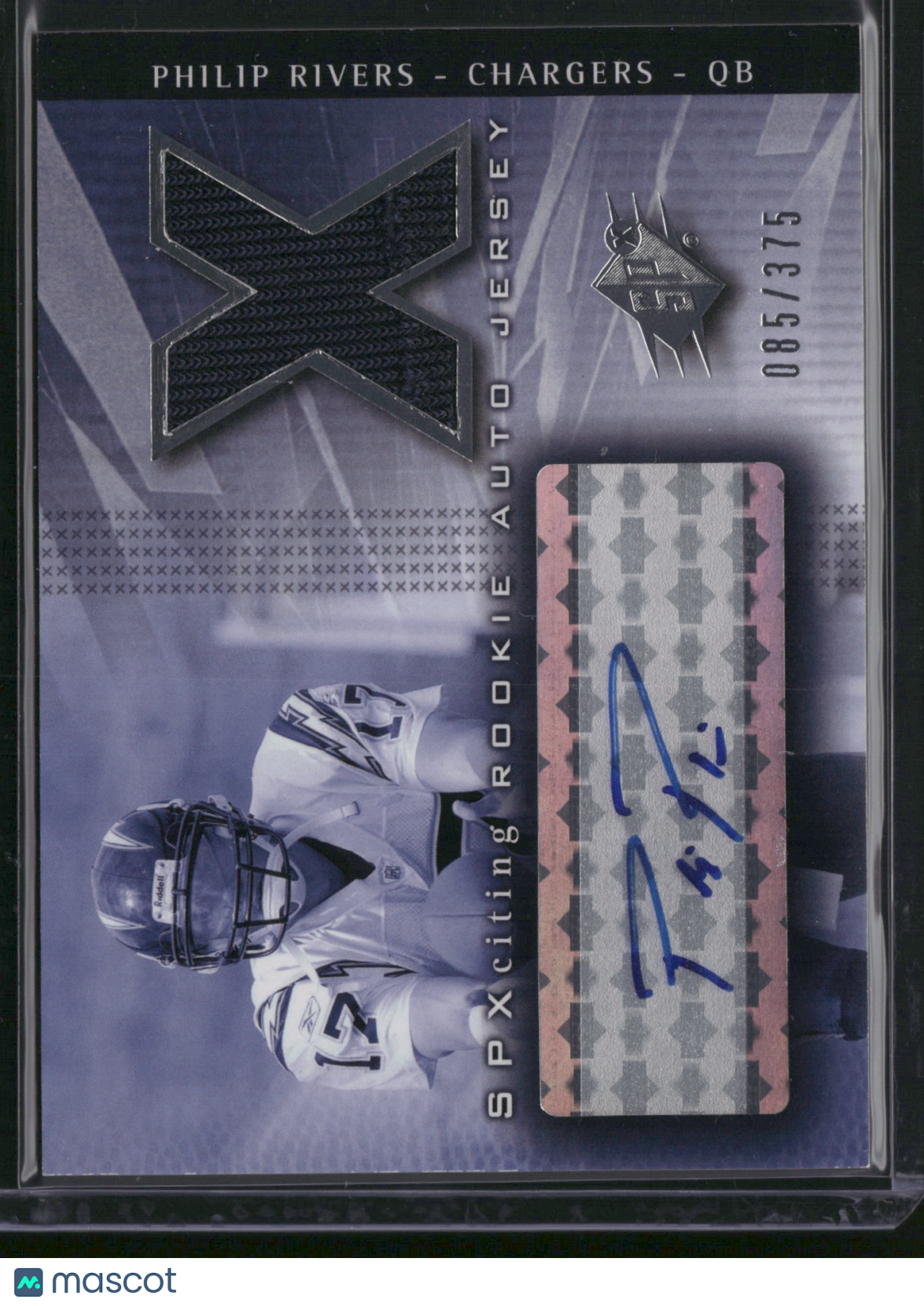 Philip Rivers 2004 Upper Deck SPx #218 /375 Memorabilia Jersey