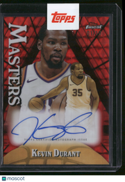 Kevin Durant 2025 Topps Finest Masters #MA-KD Red /10
