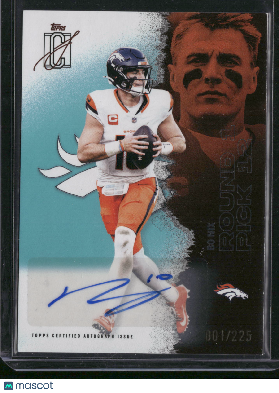 Bo Nix 2025 Topps Signature Class #18 /225