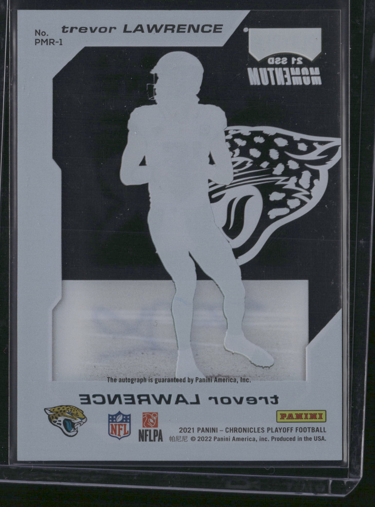 Trevor Lawrence 2022 Panini Chronicles Playoff Momentum #PMR-1