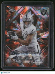 Brock Bowers 2025 Topps Chrome Sapphire Selections #SS-5 Orange /25
