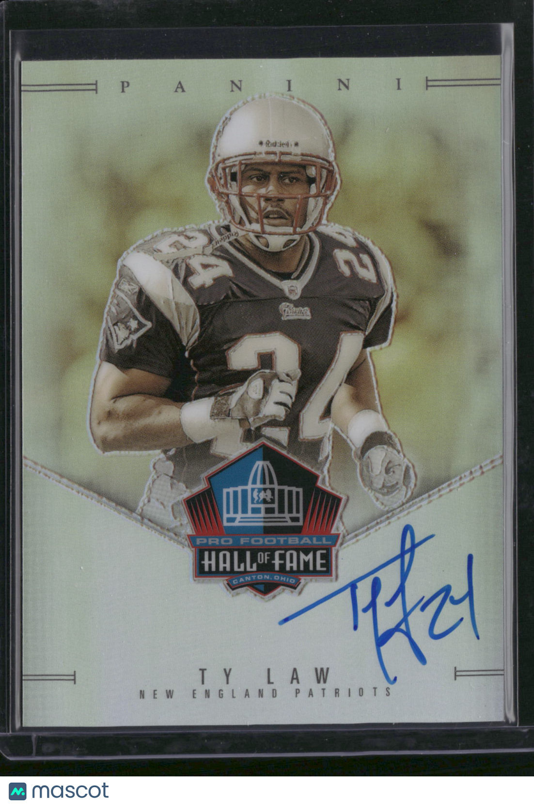 Ty Law 2025 Panini Prizm Pro Football Hall of Fame #HOF-TLW /50