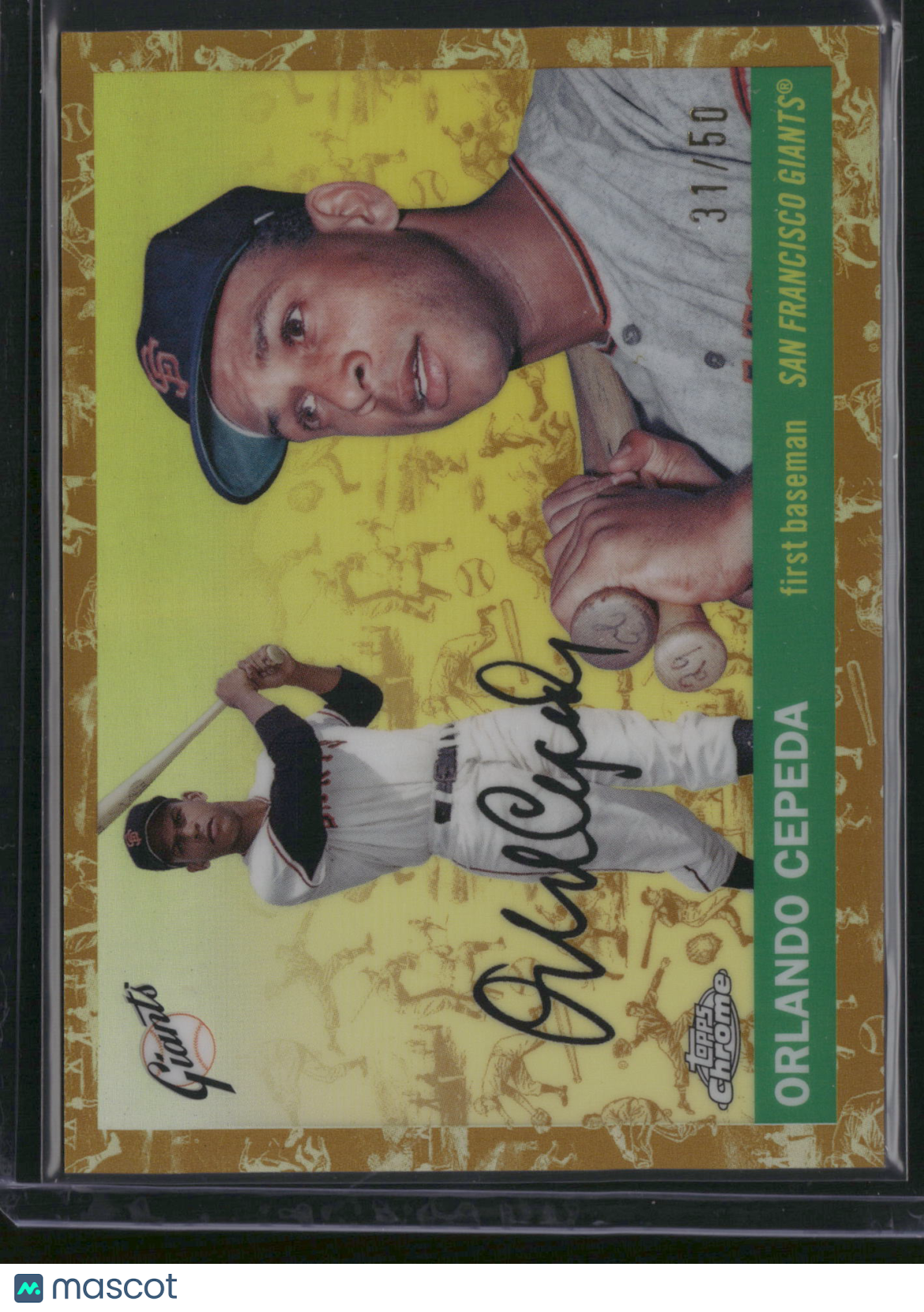 Orlando Cepeda 2005 Topps Chrome #436 Gold Refractor /50