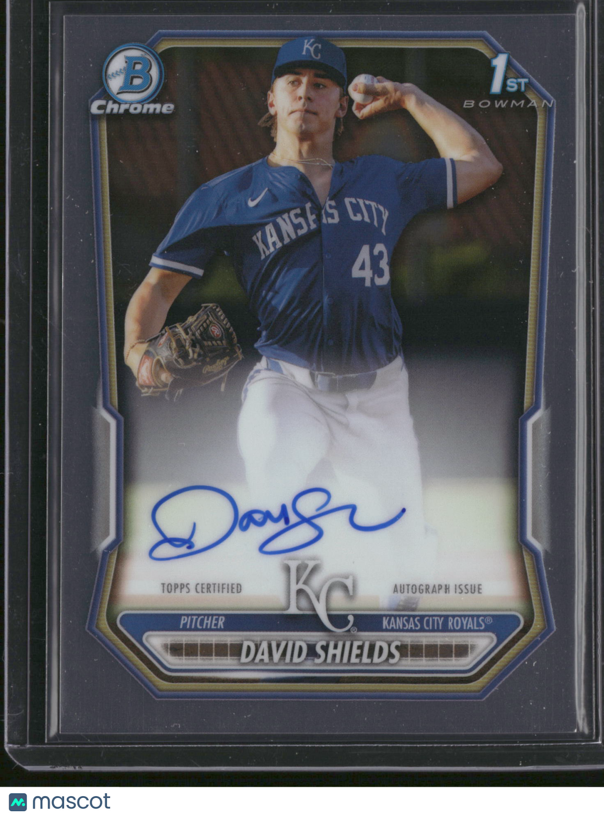 David Shields 2024 Bowman Chrome #CPA-DSH