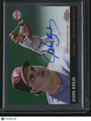 John Kruk 2025 Topps Chrome Platinum Baseball #CPA-JK Certified Autograph Issue