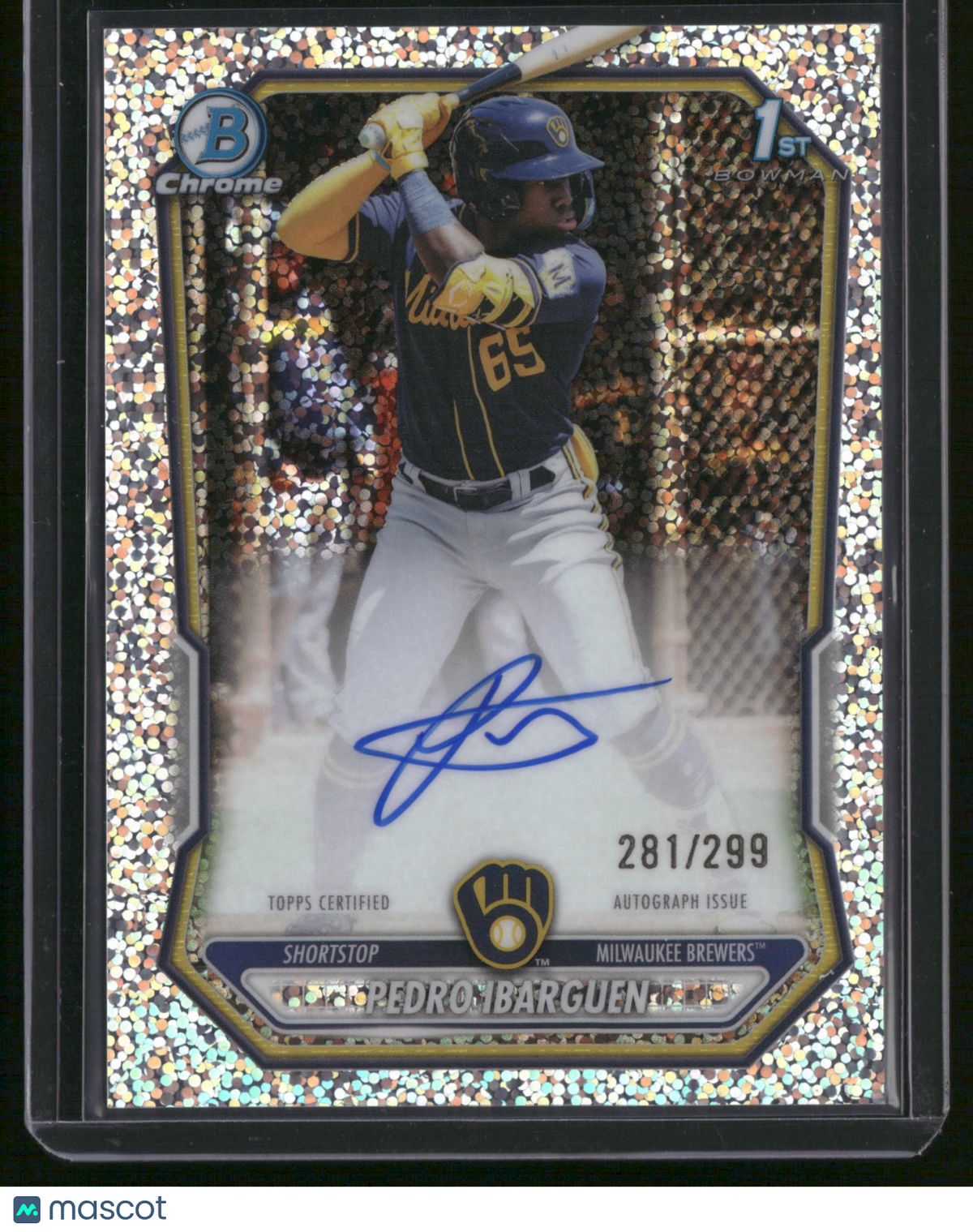 Pedro Ibarguen 2024 Bowman Chrome #CPA-PI Speckle Refractor /299
