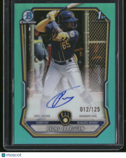 Pedro Ibarguen 2024 Bowman Chrome #CPA-PI Green Refractor /125