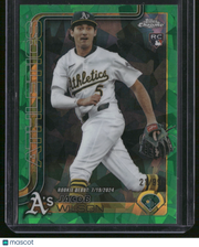 Jacob Wilson 2024 Topps Chrome Update Series #USC150 Green Mosaic RC
