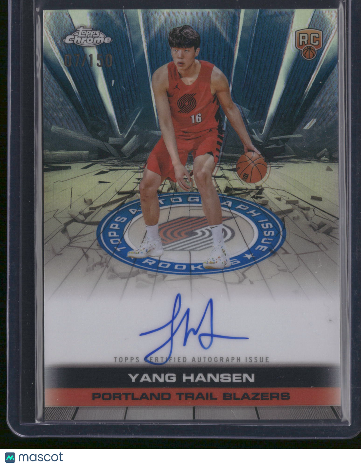 Yang Hansen 2025 Topps Chrome #TAIR-YH /150 RC