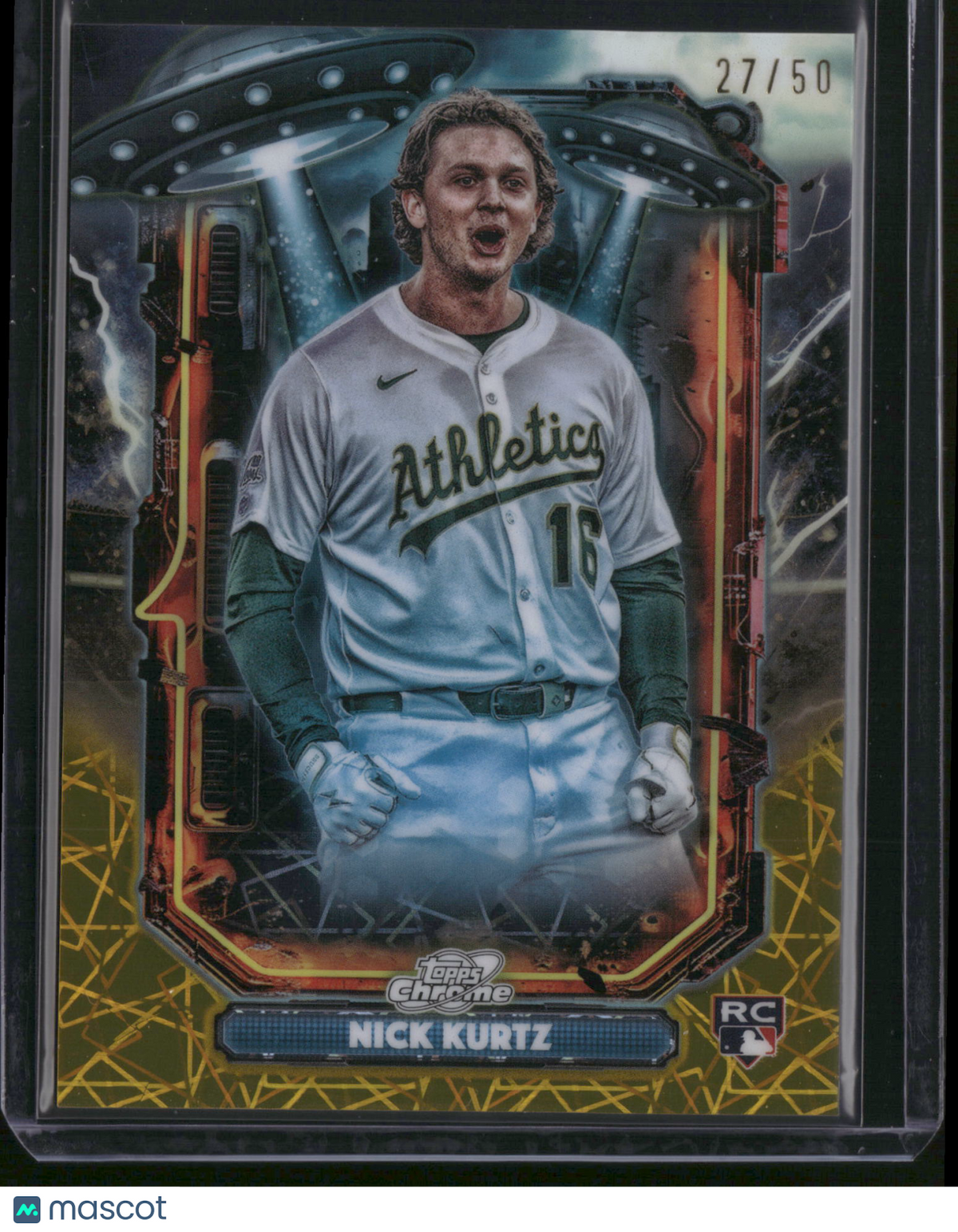 Nick Kurtz 2025 Topps Chrome #ET-26 Gold RayWave /50